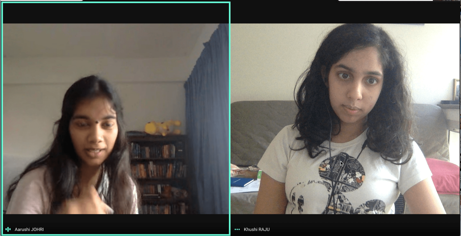 Khushi and Aarushi – Conversation about International Schools